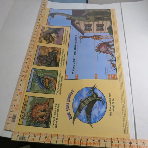 Dinosaurs & Groundhog Posters (7) EXTRA LARGE LAMINATED and non lam. Classroom - Picture 5 of 13